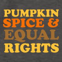 Pumpkin Spice And Equal Rights Vector Backpack