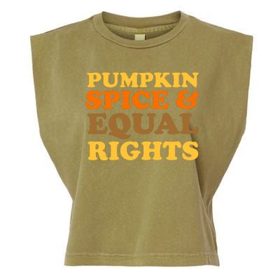 Pumpkin Spice And Equal Rights Garment-Dyed Women's Muscle Tee