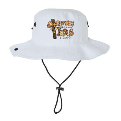 Pumpkin Spice And Jesus Christian God Faith Legacy Cool Fit Booney Bucket Hat