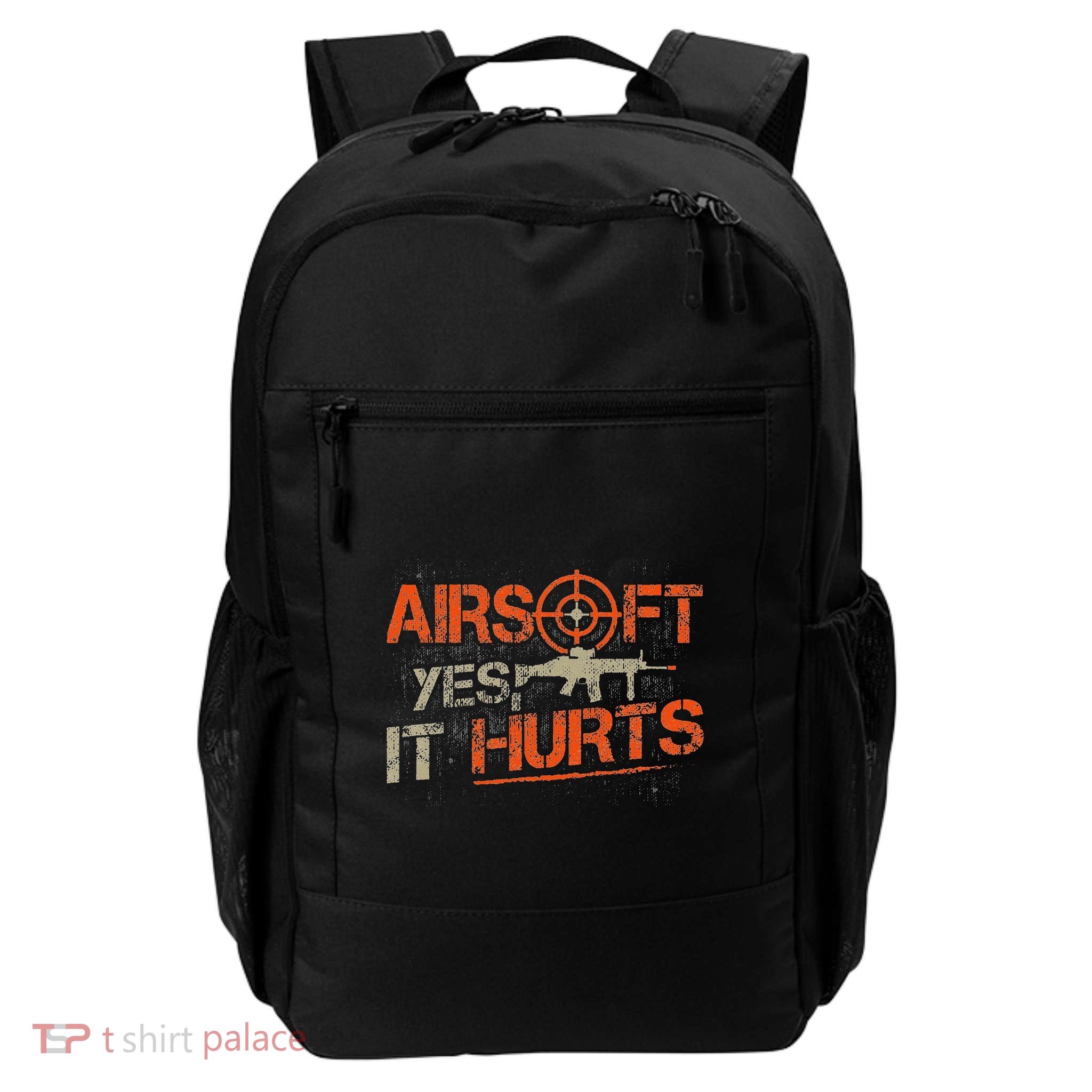 Paintball Sport Airsoft Yes It Hurts Paint Ball Target Daily Commute Backpack
