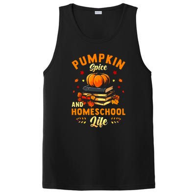 Pumpkin Spice And Homeschool Life Gift For Thankgiving Day PosiCharge Competitor Tank