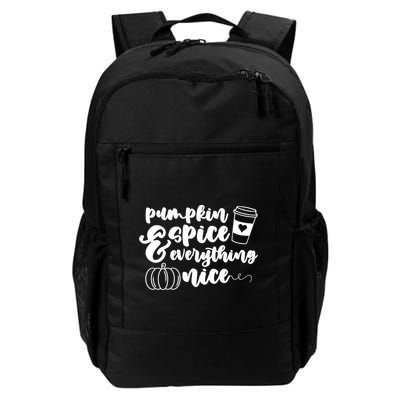 Pumpkin Spice And Everything Nice Halloween Coffee Lover Backpack