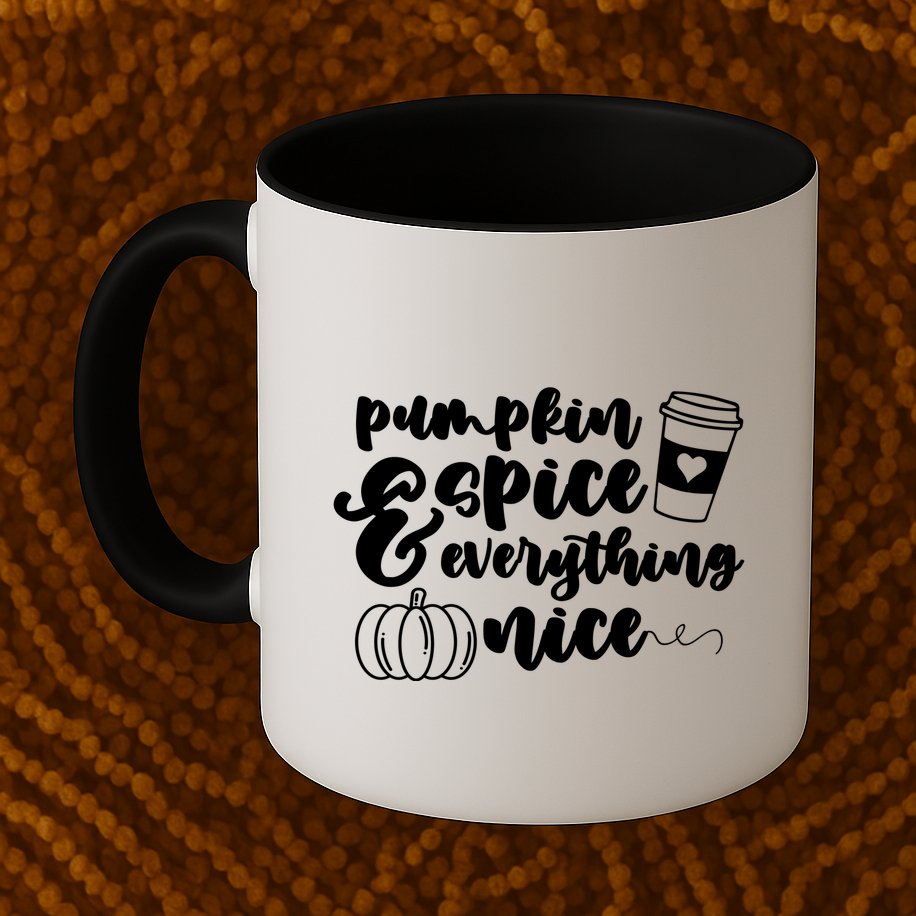 Pumpkin Spice And Everything Nice Halloween Coffee Lover Mug