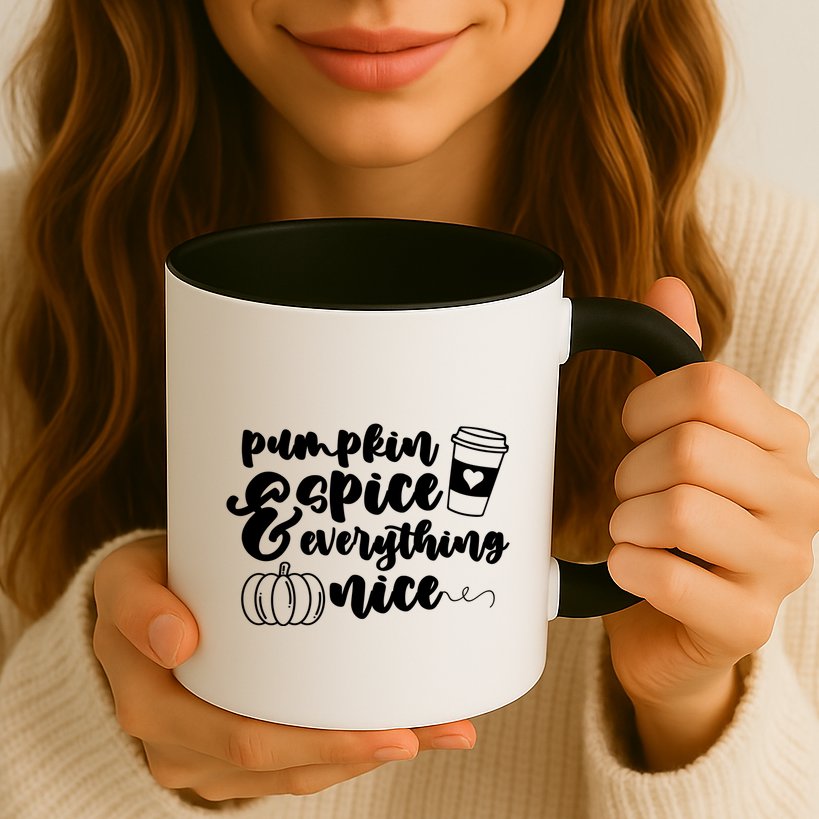 Pumpkin Spice And Everything Nice Halloween Coffee Lover Mug