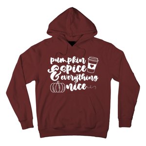 Pumpkin Spice And Everything Nice Halloween Coffee Lover Hoodie