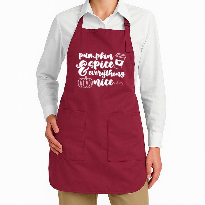Pumpkin Spice And Everything Nice Halloween Coffee Lover Apron