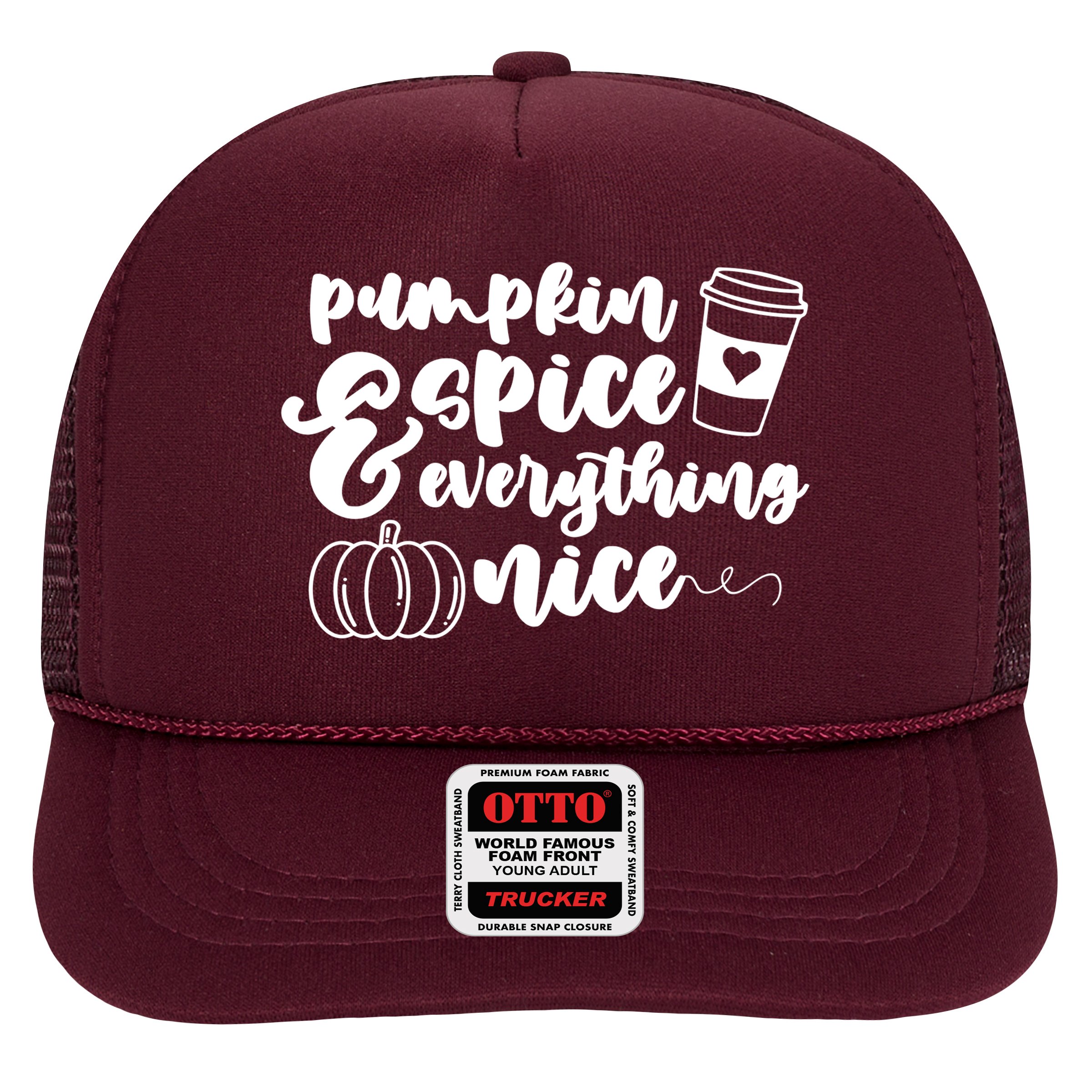 Pumpkin Spice And Everything Nice Halloween Coffee Lover Hat