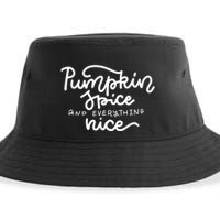 Pumpkin Spice And Everything Nice Sustainable Bucket Hat