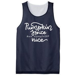 Pumpkin Spice And Everything Nice Mesh Reversible Basketball Jersey Tank