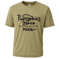 Pumpkin Spice And Everything Nice Cooling Performance Crew T-Shirt