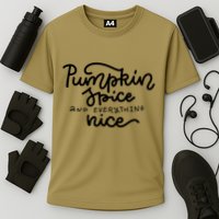 Pumpkin Spice And Everything Nice Cooling Performance Crew T-Shirt