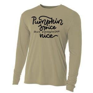 Pumpkin Spice And Everything Nice Cooling Performance Long Sleeve Crew