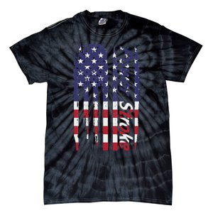 Power Stroke American Flag Tie-Dye T-Shirt