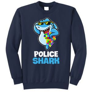 Police Shark Autism Awareness Gift Sweatshirt