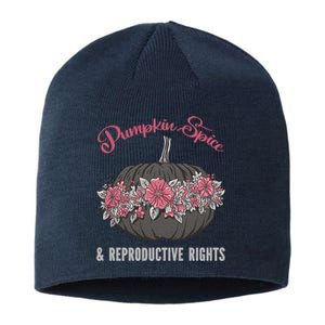 Pumpkin Spice And Reproductive Right Promeaningful Giftfeminist Choice Women G Sustainable Beanie