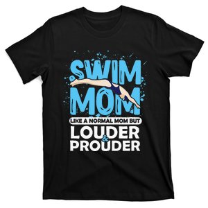 Prouder Swimming Athlete Mother's Day T-Shirt