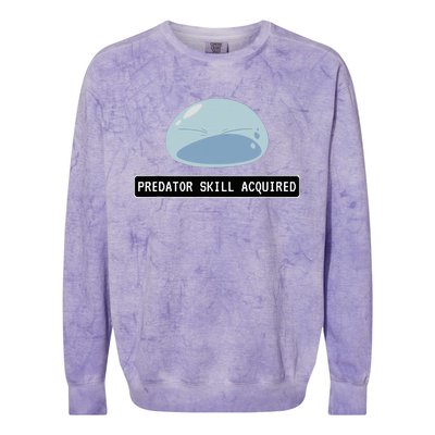 Predator Skill Acquired The Powerful Reincarnated Slime Colorblast Crewneck Sweatshirt