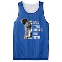 Pitbull Save A Pitbull Funny Dog Rescue Pitbull Mom Dad Great Gift Mesh Reversible Basketball Jersey Tank