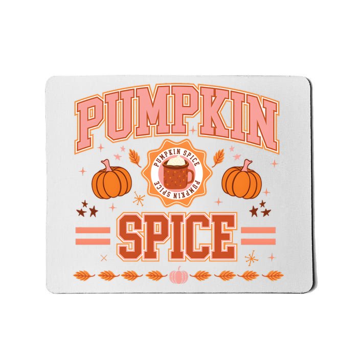 Pumpkin Spice Autumn Fall Season Mousepad