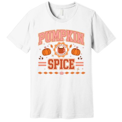 Pumpkin Spice Autumn Fall Season Premium T-Shirt