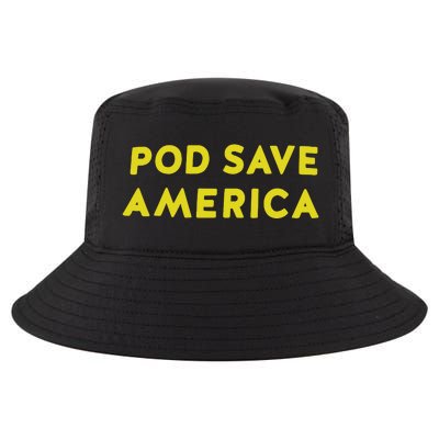 Pod Save America Cool Comfort Performance Bucket Hat