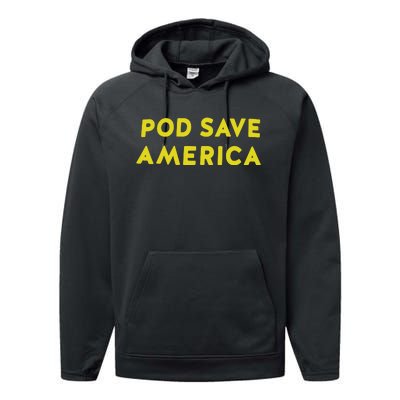 Pod Save America Performance Fleece Hoodie