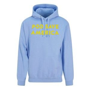 Pod Save America Unisex Surf Hoodie