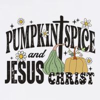 Pumpkin Spice And Jesus Christ Fun Fall Christian Cross Faith 11oz C Handle Ceramic Mug
