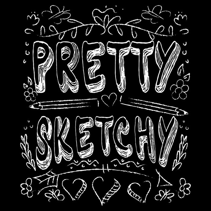 Pretty Sketchy Artists Pencils Art Lover Sustainable Bucket Hat