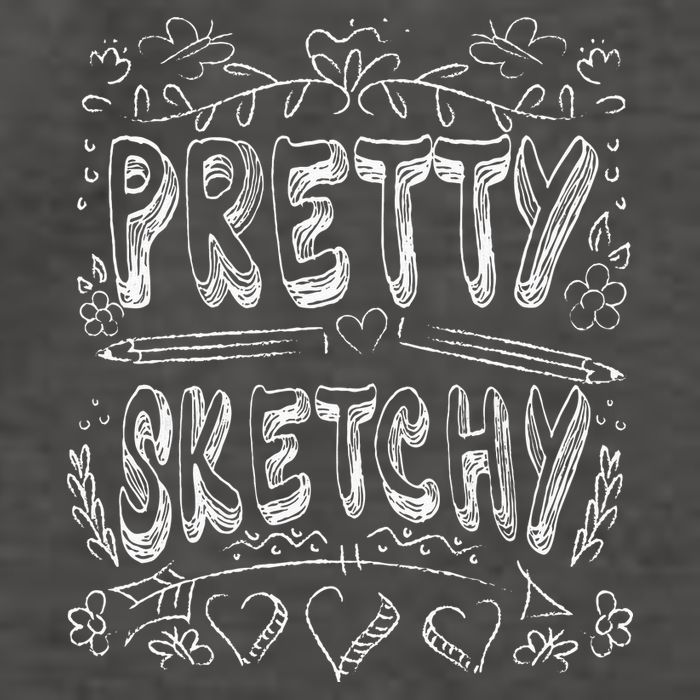 Pretty Sketchy Artists Pencils Art Lover Vector Backpack