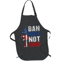 Pro Second Amendment Gun Rights Ban Idiots Not Guns Apron