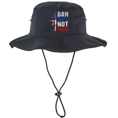 Pro Second Amendment Gun Rights Ban Idiots Not Guns Bucket Hat