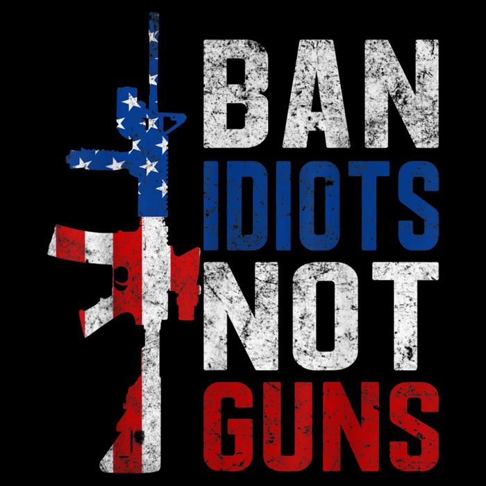 Pro Second Amendment Gun Rights Ban Idiots Not Guns Baby Bodysuit