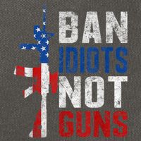 Pro Second Amendment Gun Rights Ban Idiots Not Guns Cotton Canvas Backpack