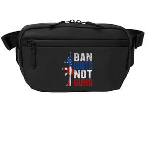 Pro Second Amendment Gun Rights Ban Idiots Not Guns Crossbody Pack