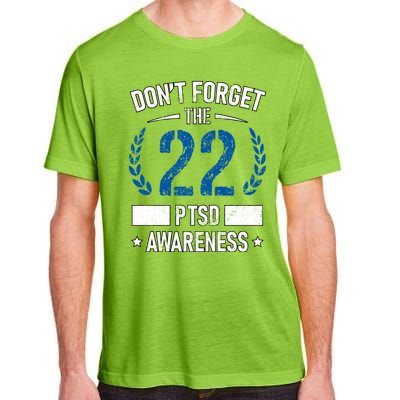 Ptsd Suicide Awareness American Veteran Soldier 22 A Day Usa Meaningful Gift Adult ChromaSoft Performance T-Shirt