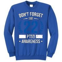 Ptsd Suicide Awareness American Veteran Soldier 22 A Day Usa Meaningful Gift Sweatshirt