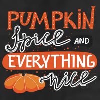 Pumpkin Spice And Everything Nice Cute 7 Panel Mesh Trucker Snapback Hat