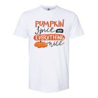 Pumpkin Spice And Everything Nice Cute Softstyle CVC T-Shirt