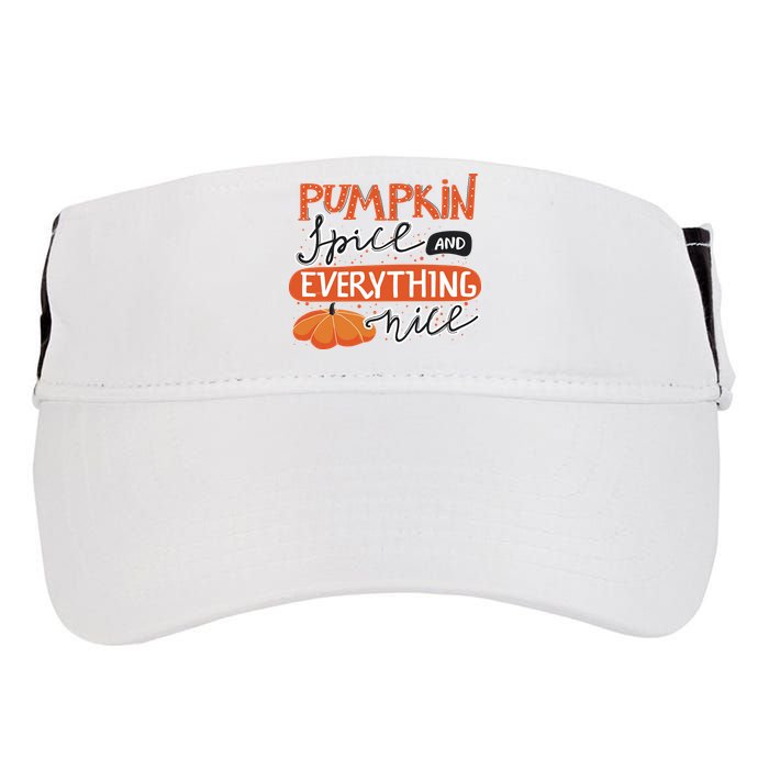 Pumpkin Spice And Everything Nice Cute Adult Drive Performance Visor