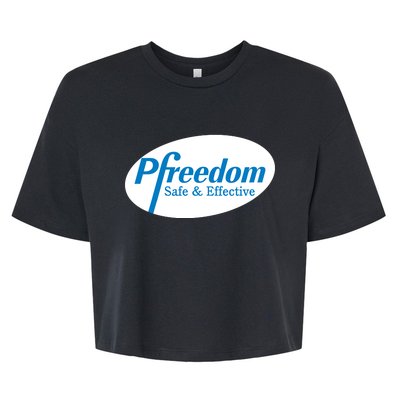 PFREEDOM SAFE AND EFFECTIVE Bella+Canvas Jersey Crop Tee