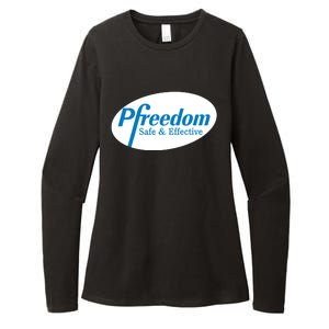 PFREEDOM SAFE AND EFFECTIVE Womens CVC Long Sleeve Shirt