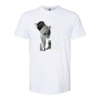 Pitbull Save A Pitbull Funny Dog Rescue Pitbull Mom Dad Softstyle® CVC T-Shirt