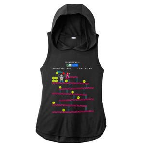 Pickleball Shoots And Ladders Ladies PosiCharge Tri-Blend Wicking Draft Hoodie Tank