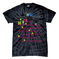 Pickleball Shoots And Ladders Tie-Dye T-Shirt