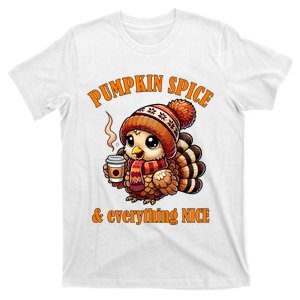 Pumpkin Spice And Everything Nice Thanksgiving T-Shirt