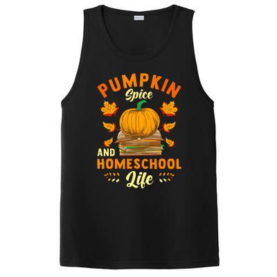 Pumpkin Spice And Homeschool Life Funny Halloween PosiCharge Competitor Tank