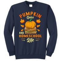 Pumpkin Spice And Homeschool Life Funny Halloween Sweatshirt