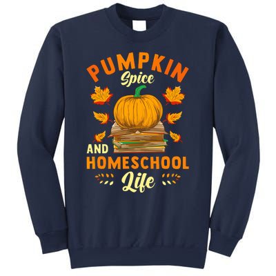 Pumpkin Spice And Homeschool Life Funny Halloween Sweatshirt