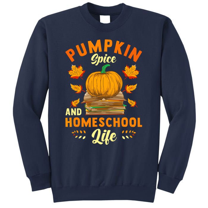 Pumpkin Spice And Homeschool Life Funny Halloween Sweatshirt